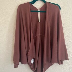 Lululemon Athletica Mauve Cashlu Cardigan